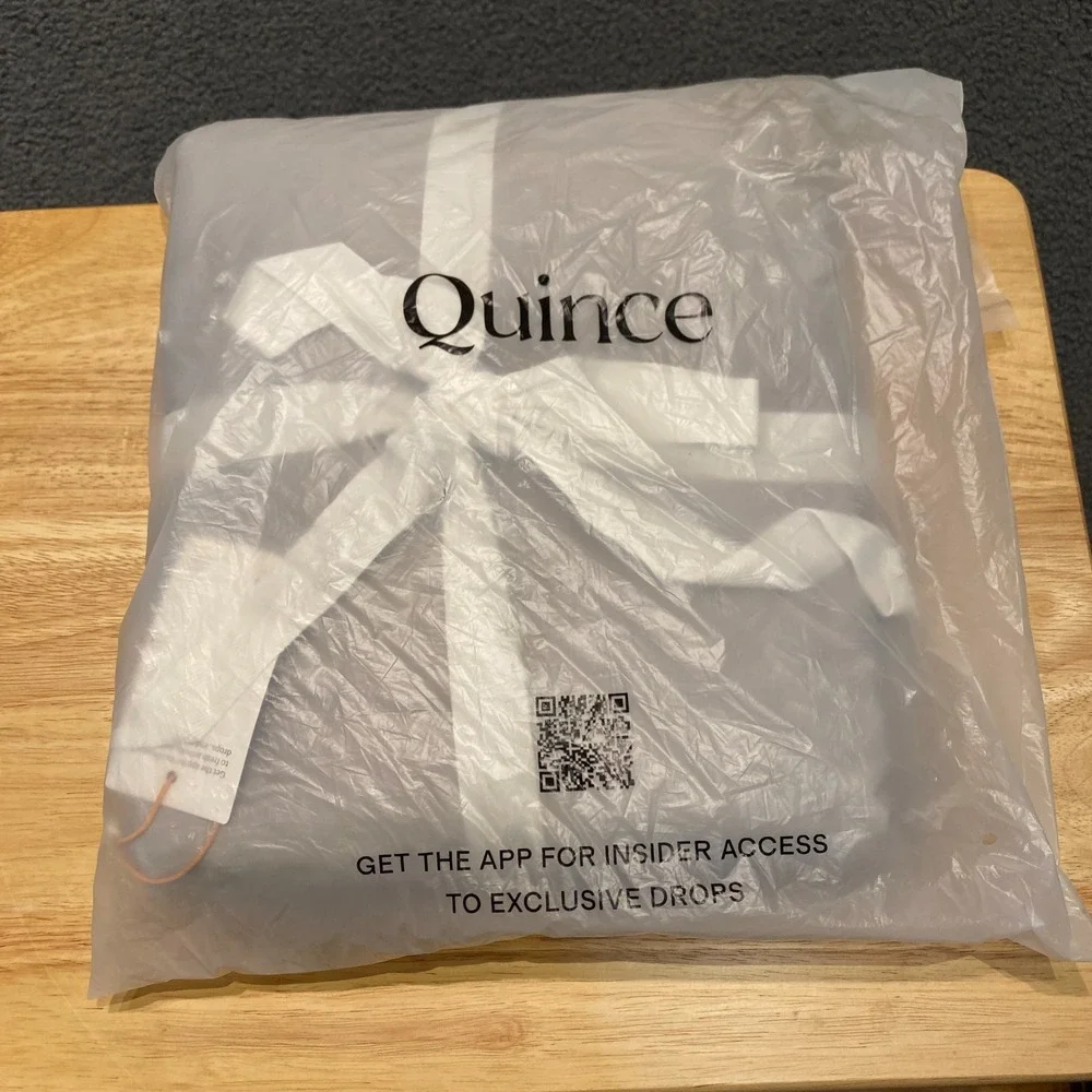 Quince Bamboo Duvet Cover Full/Queen Size Light Gray DUVET COVER ONLY
